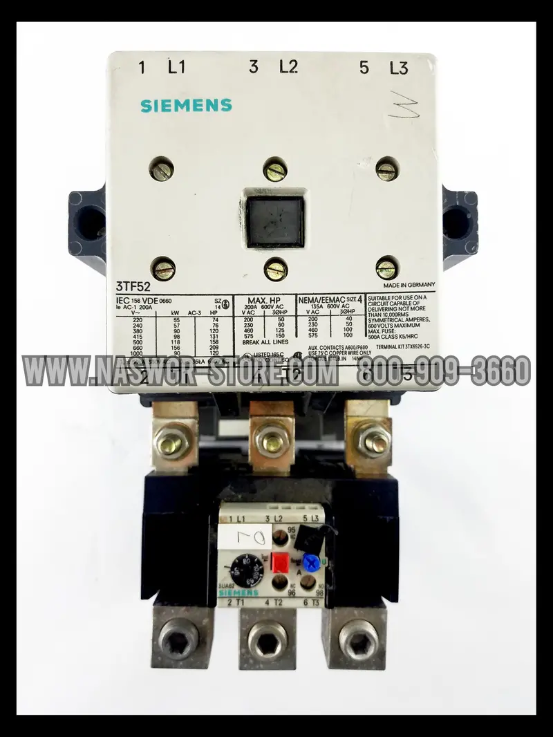Siemens 3Tf52 Industrial Ac Contactor 1
