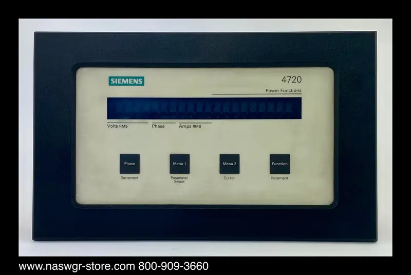 Siemens 4720 Power Meter – 120V Ac With Communication Interface 1