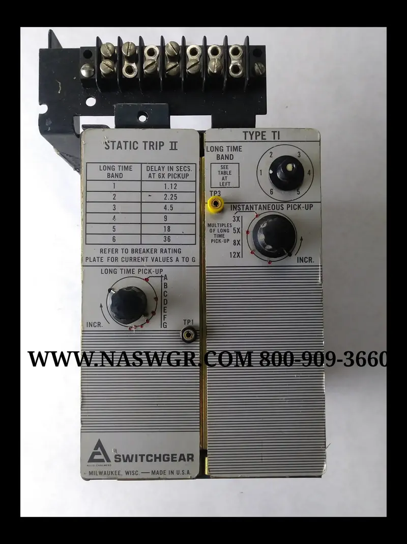 Siemens Allis 18-468-194-501 Or 18-657-393-501 T1 Trip Unit — Standard Thermal-Magnetic 1