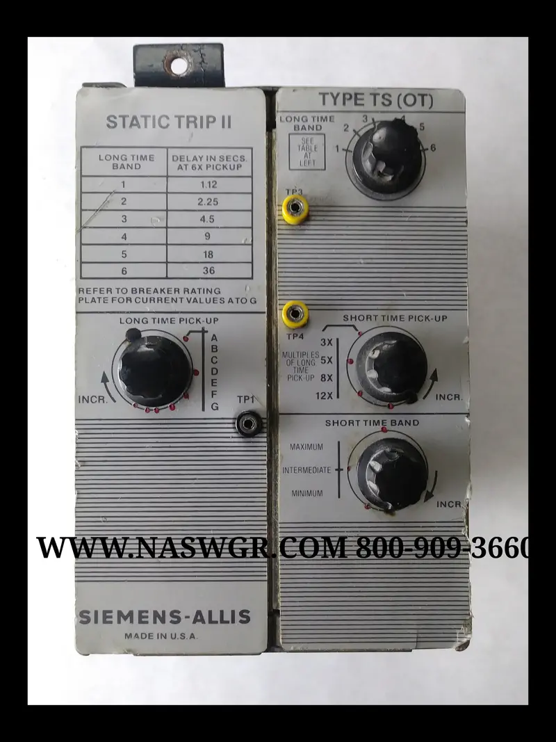 Siemens Allis 18-468-194-503 Ts Trip Unit — Overcurrent Only 1