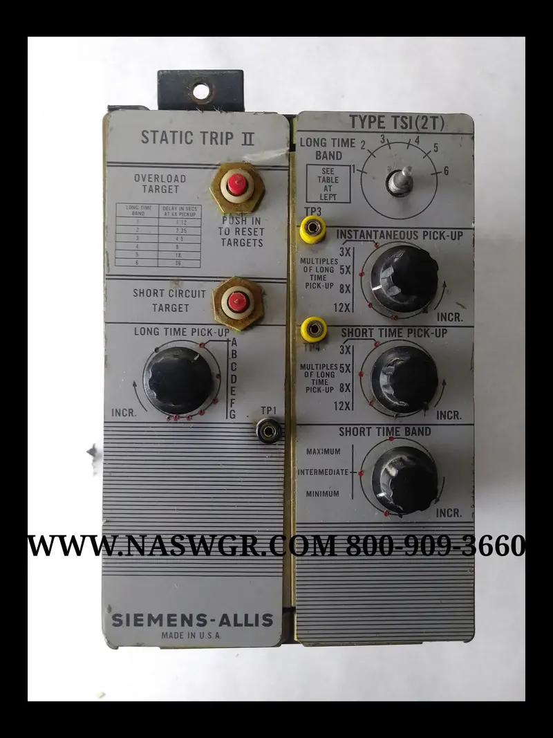 Siemens Allis 18-471-112-517 Tsi Trip Unit — Two-Phase, Solid-State 1