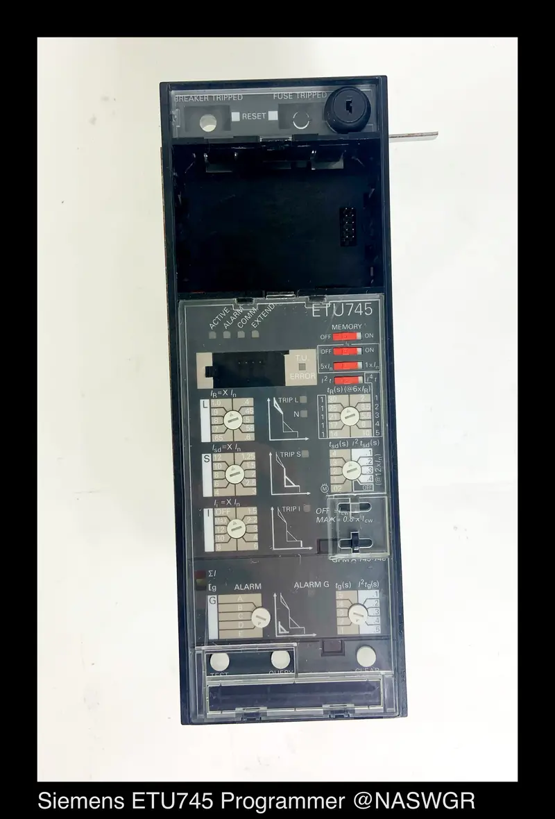 Siemens Etu745 Trip Unit Programming Interface 1