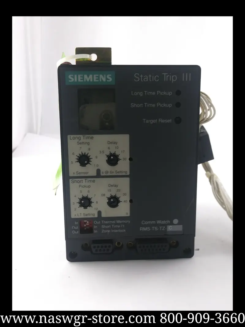 Siemens Rms-Ts-Tz-C Static Trip Iii Programmable Relay 1