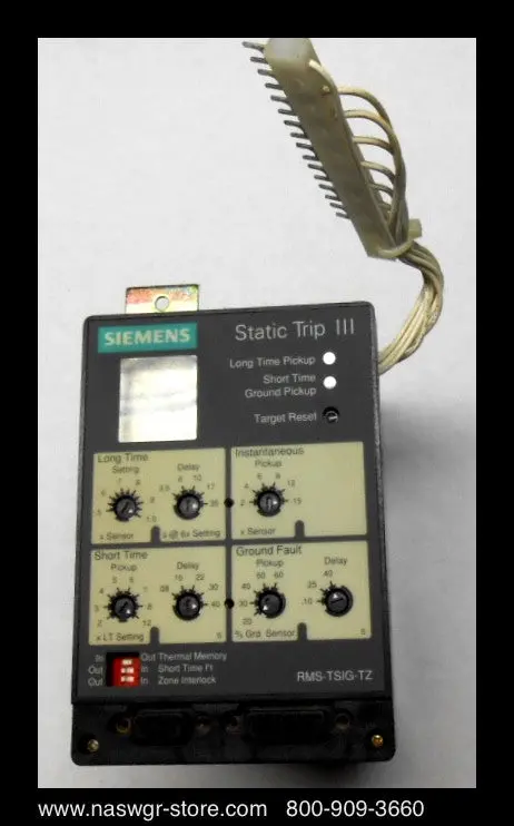 Siemens Static Trip Iii Rms-Tsig-Tz Programming Module 1