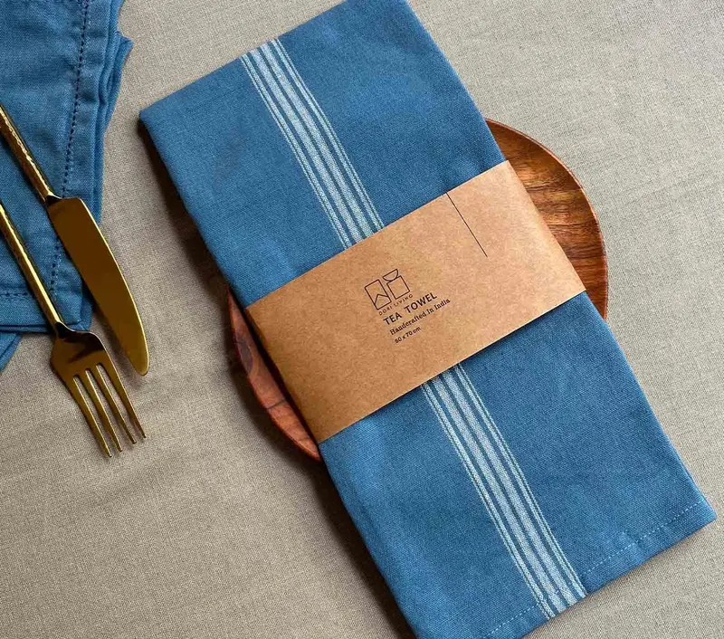 Single Premium Linen Tea Towel 1