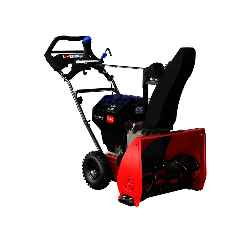 Snowmaster 60V 24-Inch Snow Blower With 10Ah + 5Ah Batteries And Charger 1