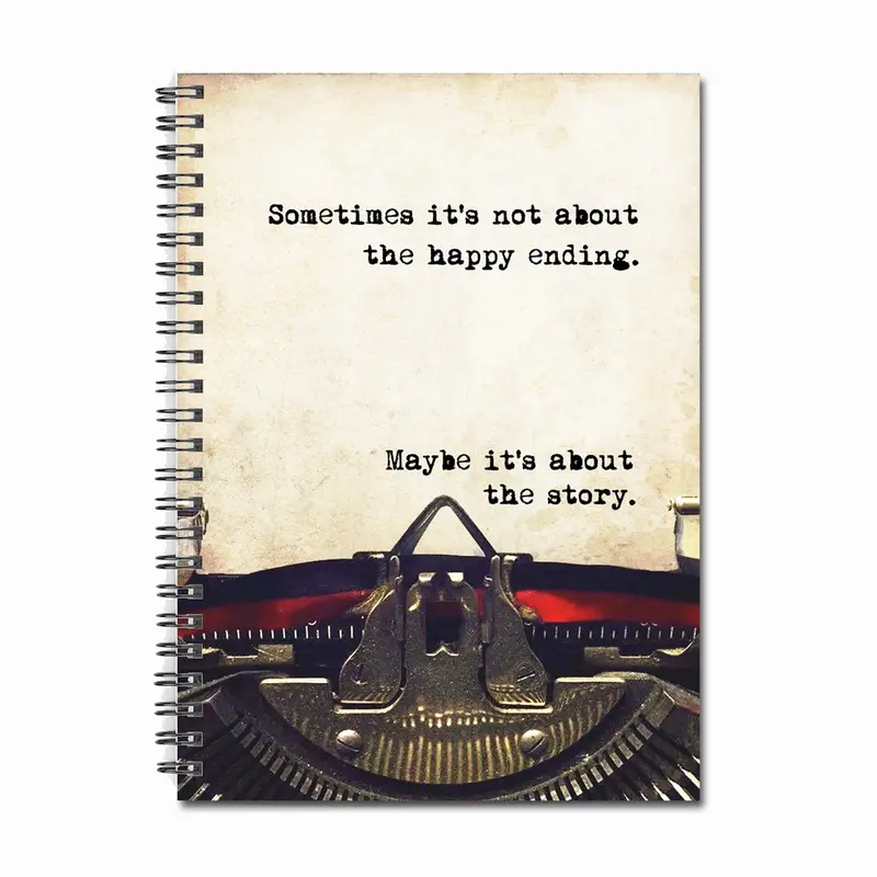 Sometimes It'S Not About The Happy Ending Journal By Fly Paper Products – Thoughtful Notebook 1