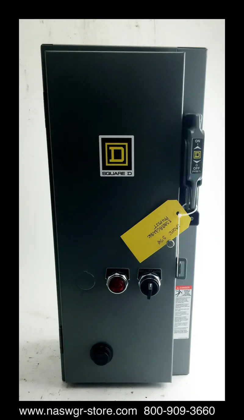 Square D 8538Sbg32V84Cff4P1T Combination Motor Starter — Size 0, 30A, 600V, Nema 1 1