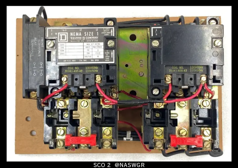 Square D 8810Sco2V02 Two-Speed Ac Magnetic Motor Starter With 120Vac Coil (27A) 1