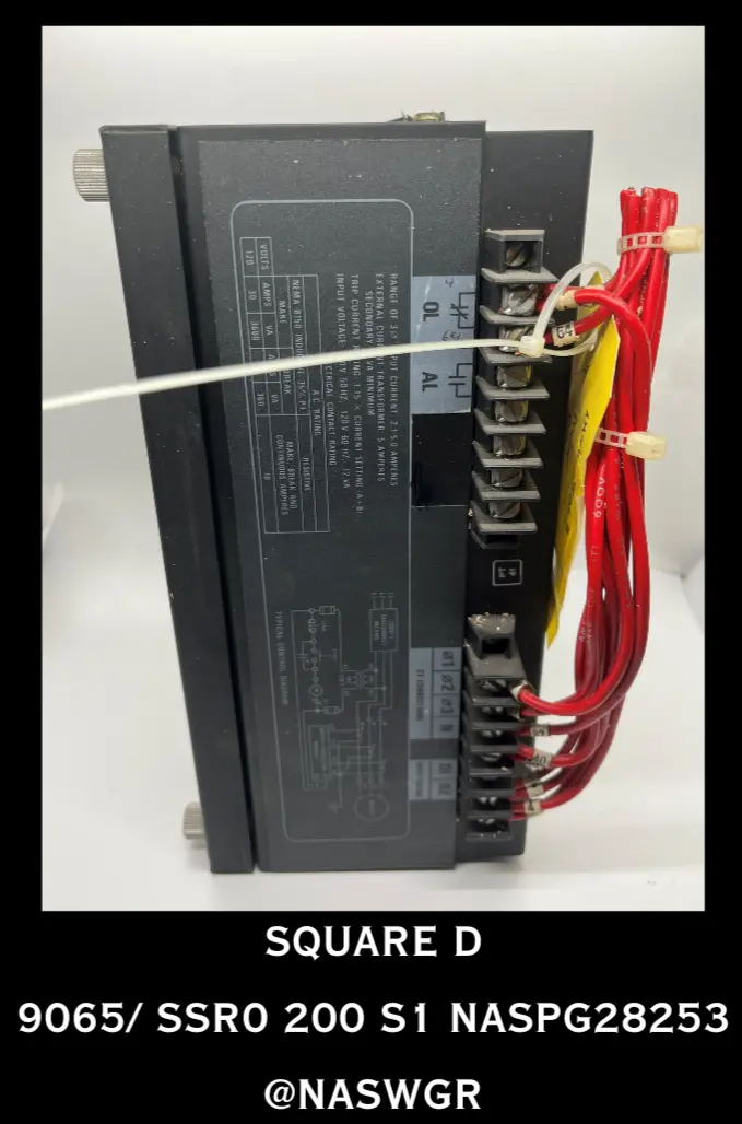 Square D 9065/Ssr0-200-S1 Motor Protection Relay Module 1