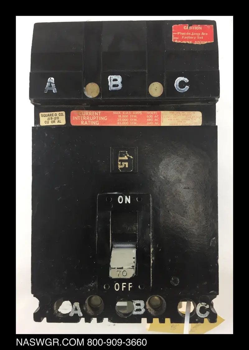 Square D Fa-36070 70-Amp Circuit Breaker 1