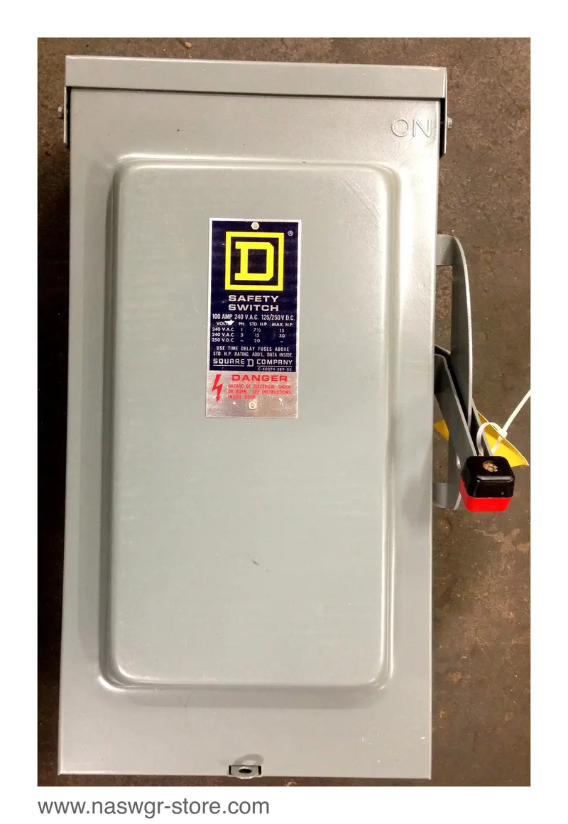 Square D H223Nrb 100-Amp Safety Switch 1