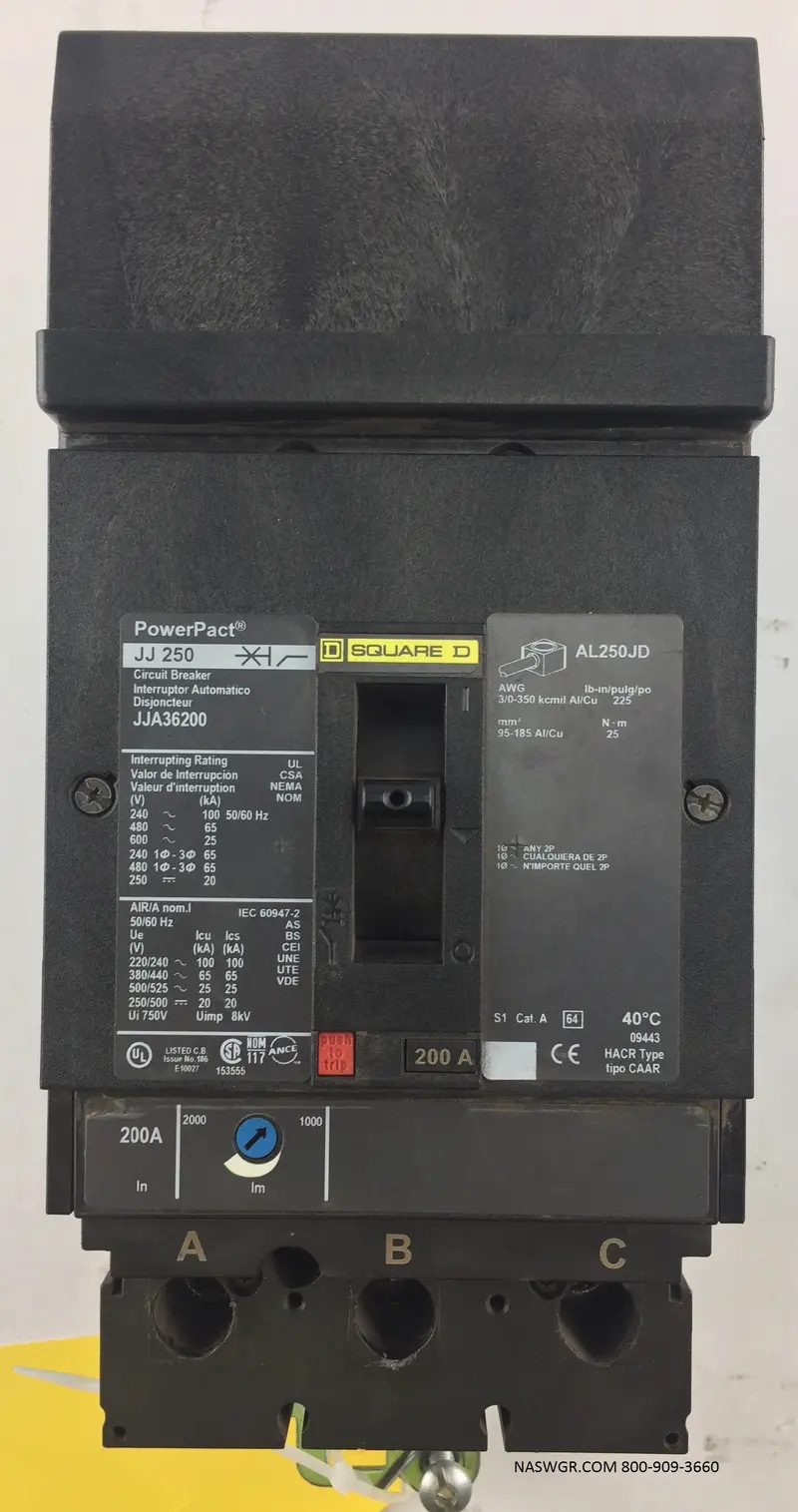 Square D Jja36200 200A Circuit Breaker 1