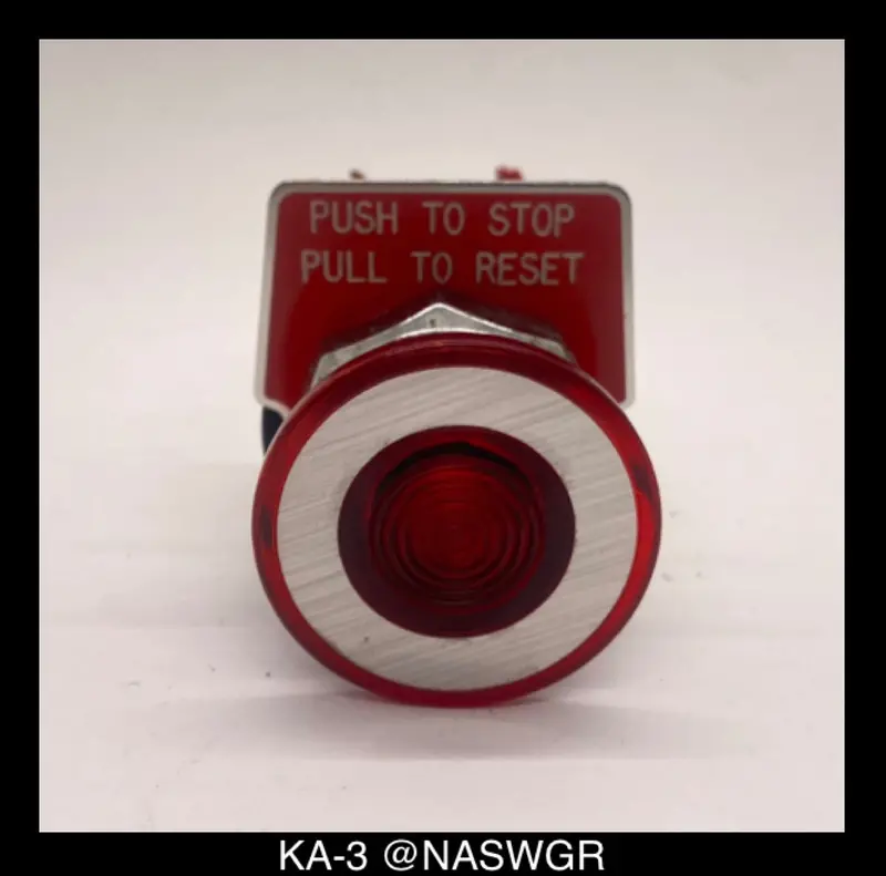 Square D Ka-3 Push/Pull Control Button – 240V Ac 1