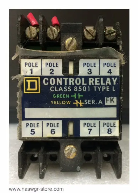 Square D L0-40 Class 8501 Control Relay For Industrial Automation 1