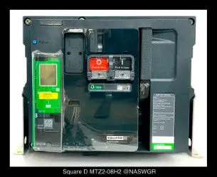 Square D Mtz2-08H2 800A Low-Voltage Circuit Breaker – Electrically & Draw-Out Operable 1
