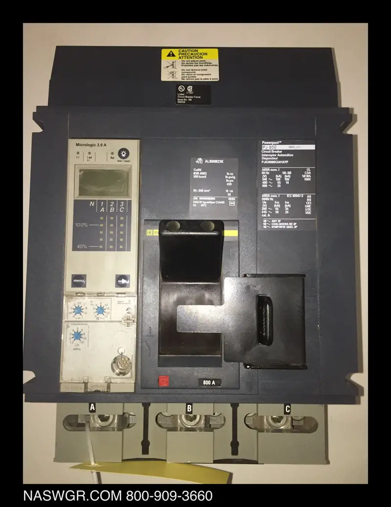 Square D Pja36080Cu41Ayp 80A Li Trip Circuit Breaker 1