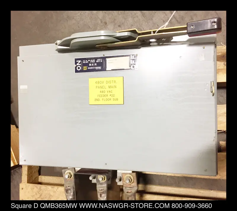 Square D Qmb365Mw Panelboard-Mounted Main Switch — 400A 1