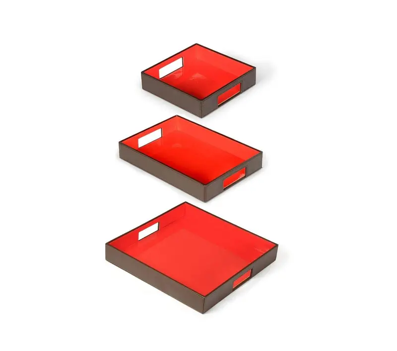 Stackable Acrylic Tray Set (3-Piece) 1