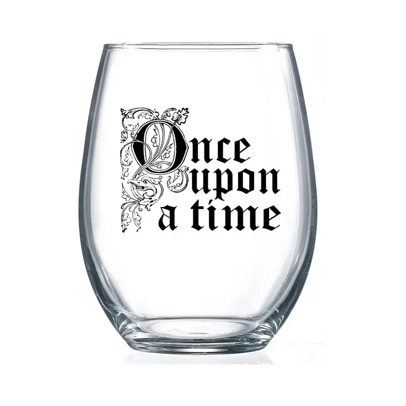 Stemless Wine Glass – Elegant Quote-Emblazoned Serving Glass, Fly Paper Products 1