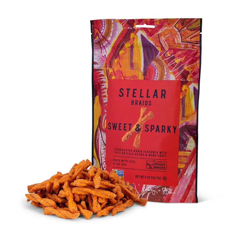 Sweet & Sparkly Pretzel Braids – Stellar Snacks Gourmet Treat 1