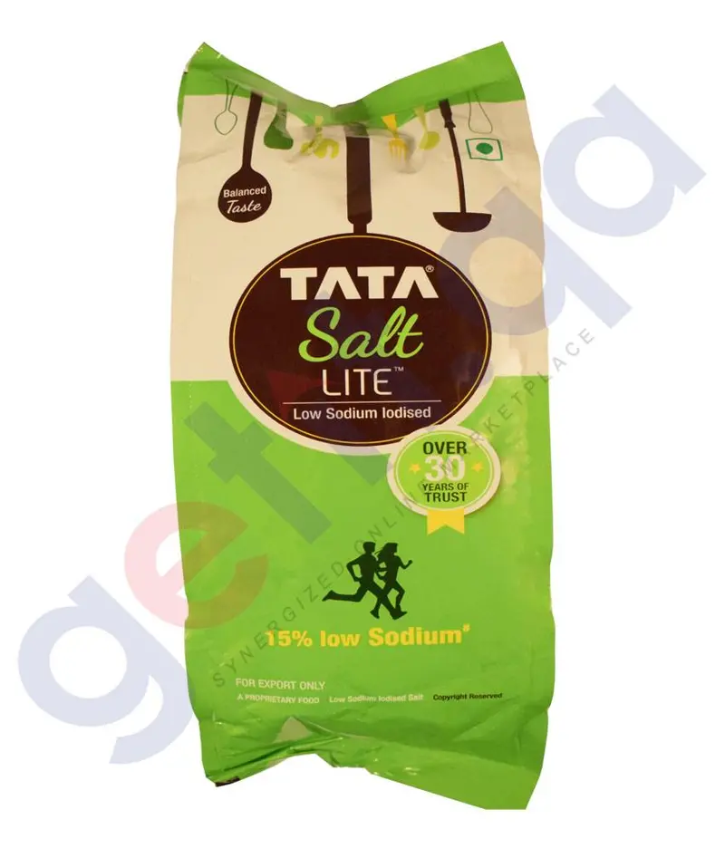 Tata Salt Lite – 1Kg Low-Sodium Iodized Table Salt 1