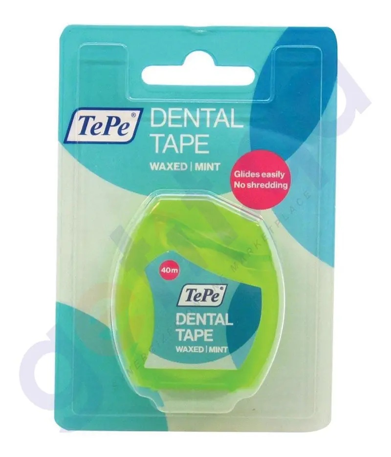 Tepe Waxed Dental Tape – Floss Alternative For Tight Spaces 1