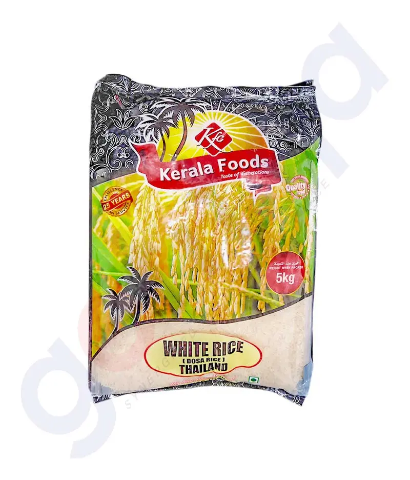 Thai White Rice – Premium Milled, 5Kg 1