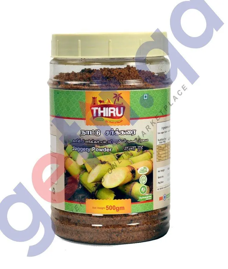 Thiru Cane Jaggery Powder – Unrefined Natural Sweetener, 500G 1