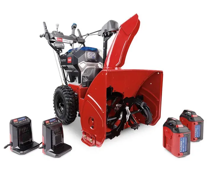 Toro E24 Two-Stage Battery Snow Blower – 24", 60V Max* Dual 6.0Ah Batteries – Model 39924 1