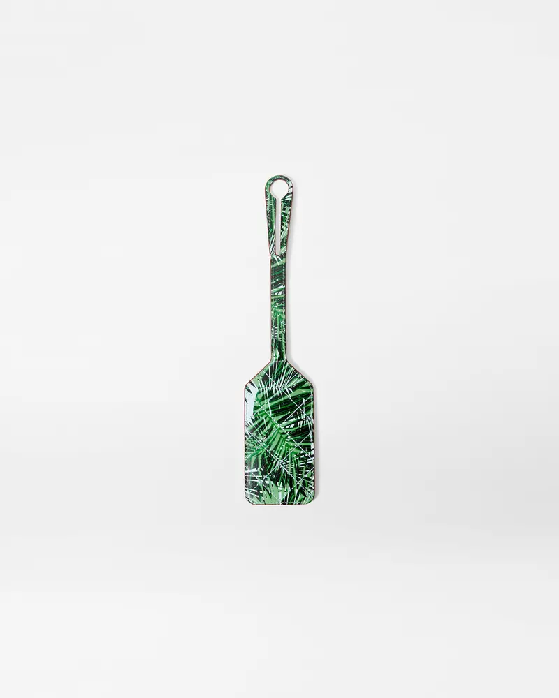 Tropical Palm Print Luggage Tag 1