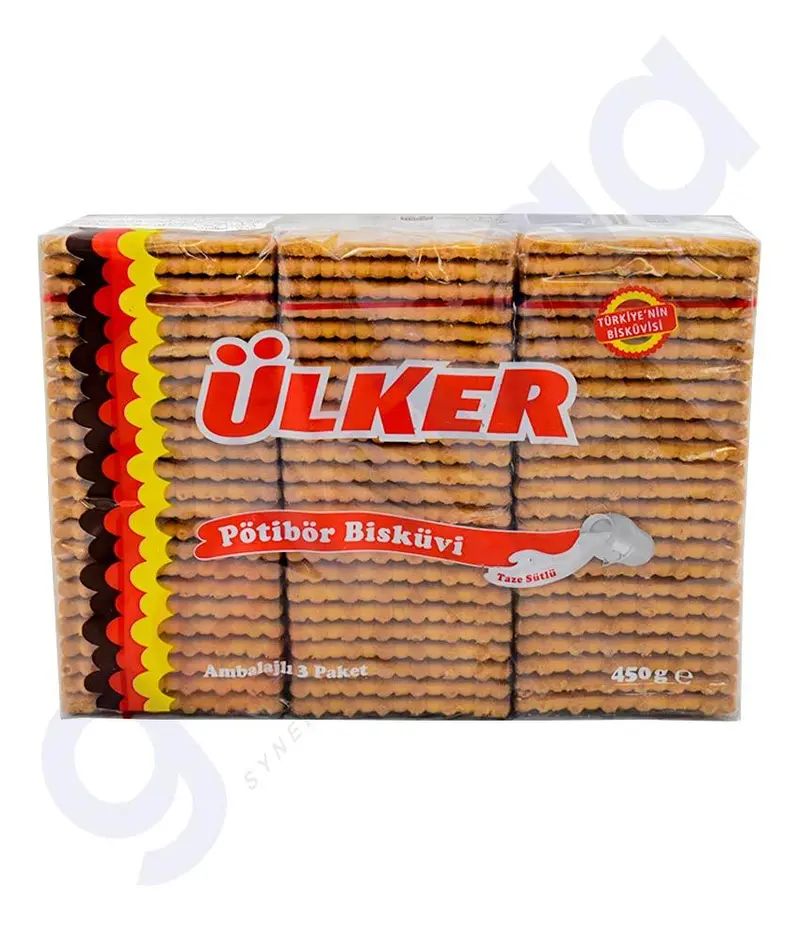 Ulker Assorted Biscuit Pack – 3 × 150G (450G Total) 1