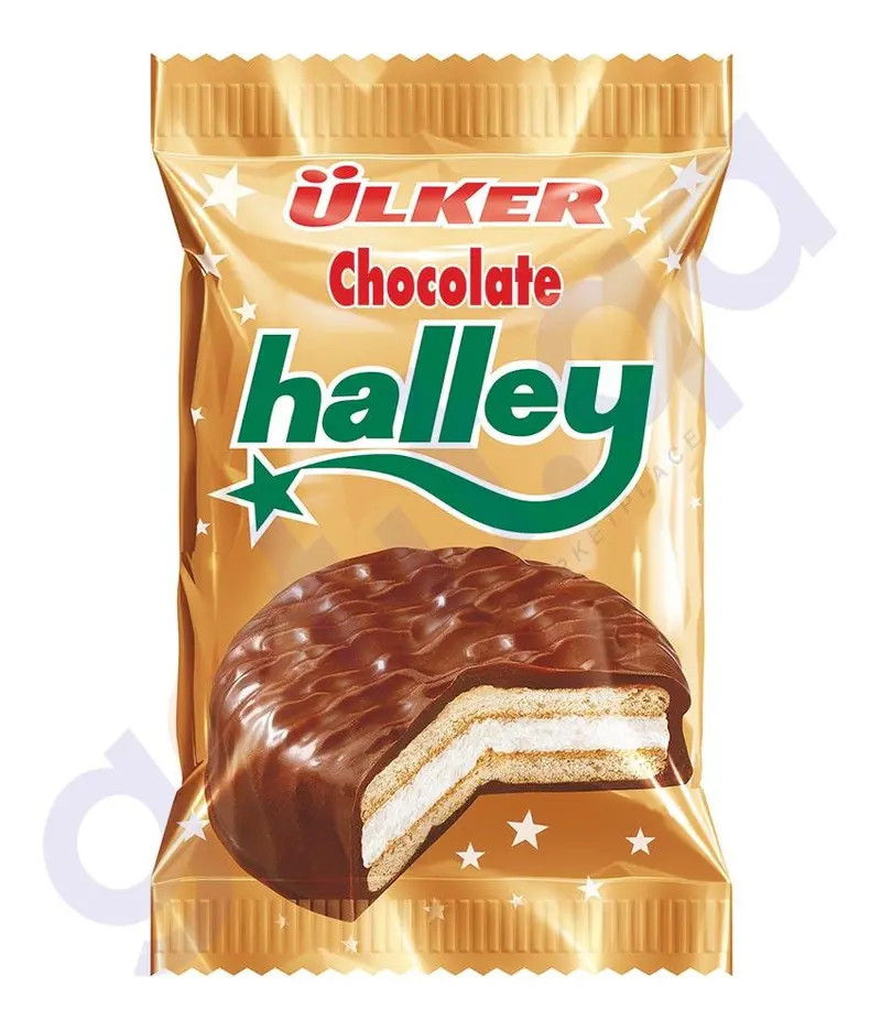 Ulker Halley Sandwich Biscuits – 30G × 24 Pack 1