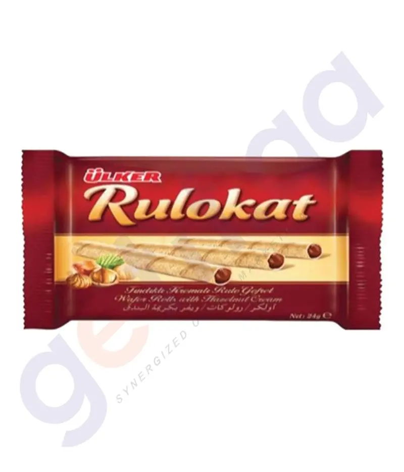 Ulker Rulokat Wafer Biscuit – 24 G Pack 1