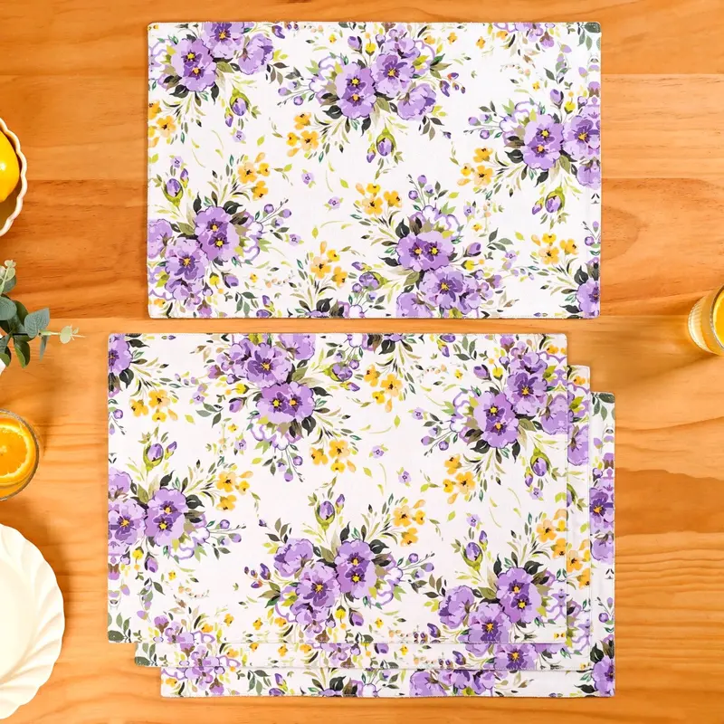 Valley Of Spring Cotton Placemat Set – 4-Piece 1