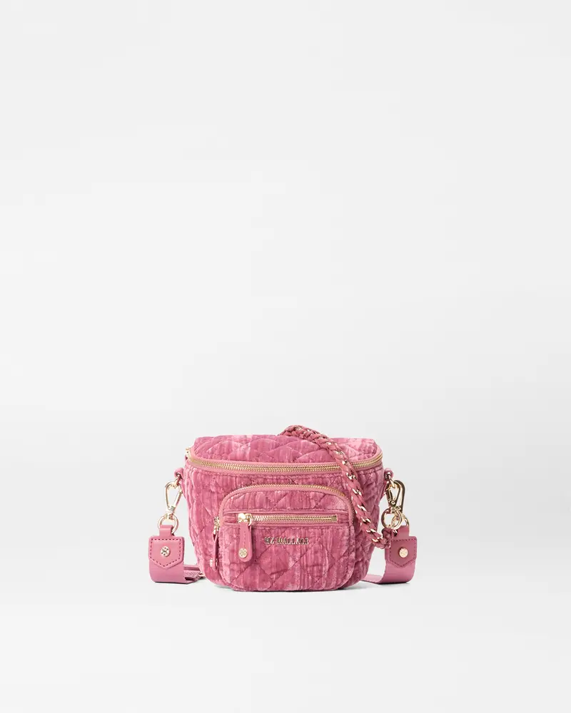 Velvet Micro Crosby Sling Bag In Petal Tone 1
