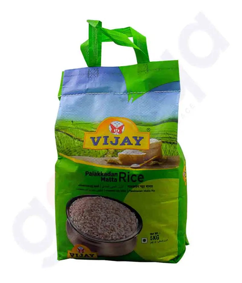 Vijay Palakkadan Matta Rice – Premium 5Kg Unpolished Brown Rice 1