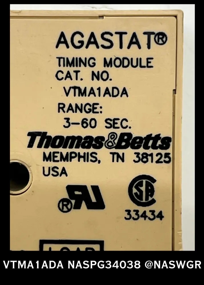 Vtma1Ada Agastat Timing Module For Industrial Control 1