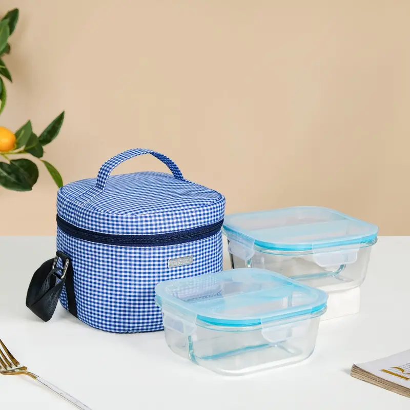 Wanderlust Thermal Lunch Bag Set – Travel-Friendly Insulation 1