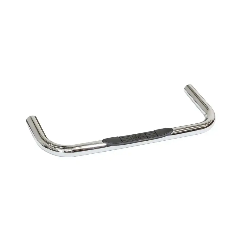 Westin 25-0530 Signature Series Round Step Bar – Chrome-Finished, Single-Pad Design With Mounting Kit 1