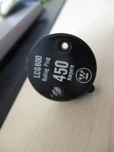 Westinghouse 1369D92G22 / 6Lcg450 Lcg600 Rating Plug For Circuit Protection 1