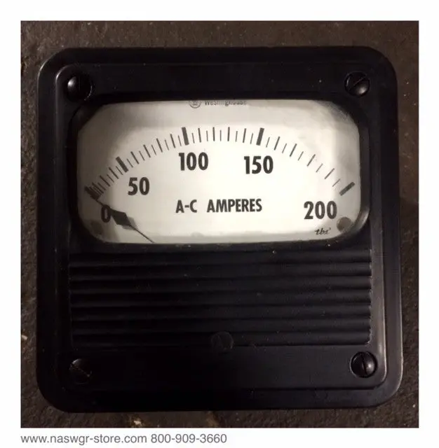 Westinghouse 291B499A21 Ac Ammeter – Analog Panel Meter 1