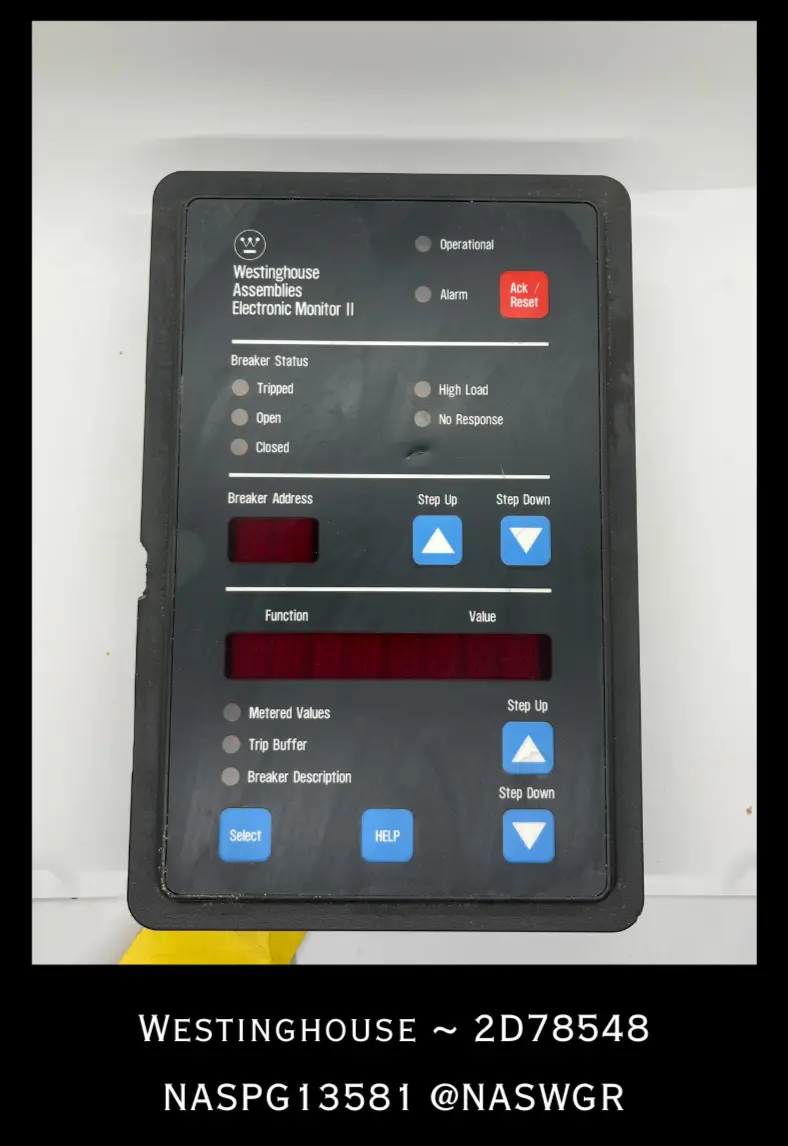 Westinghouse 2D78548 Electronic Panel-Mount Monitoring Device 1