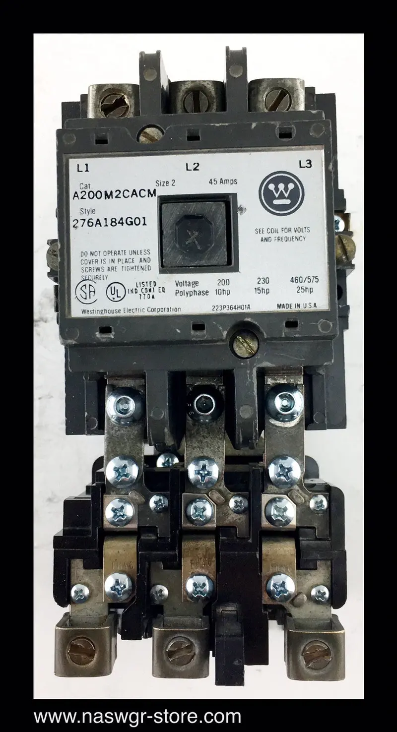 Westinghouse A200M2Cac Size 2 Motor Starter 1