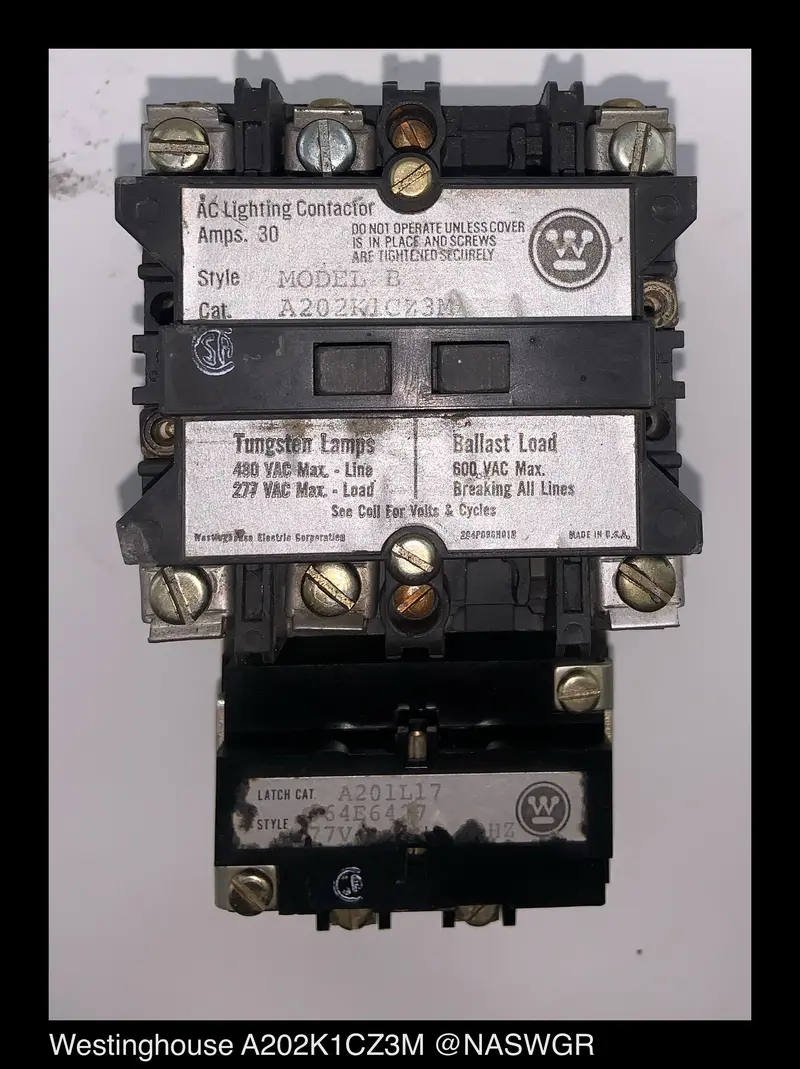 Westinghouse A202K1Cz3M Ac Lighting Contactor 1