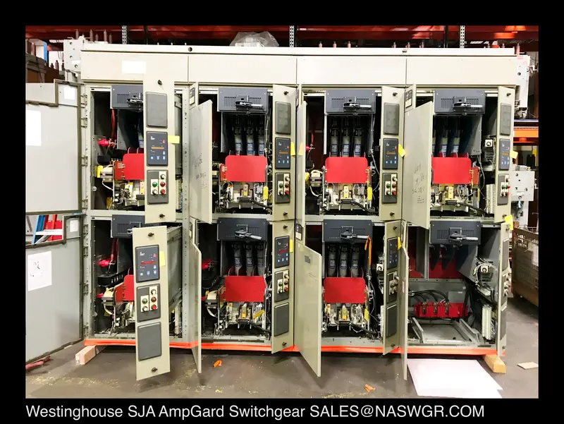 Westinghouse Ampgard Sja50Vw430 5Kv Metal-Clad Switchgear System 1