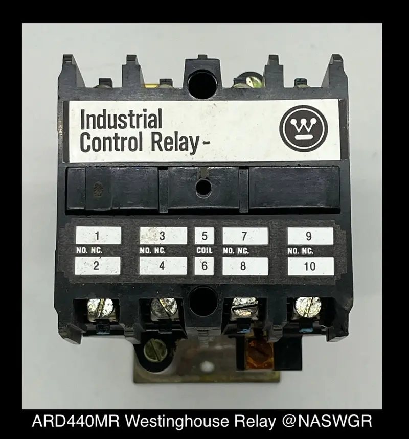 Westinghouse Ard440Mr High-Reliability Industrial Control Relay 1