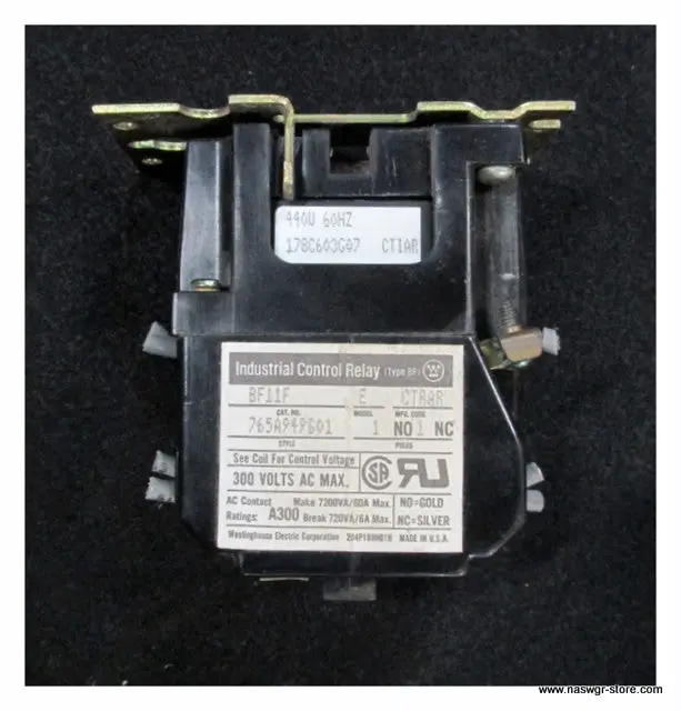 Westinghouse Bf11F Industrial Control Relay 1