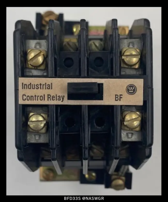 Westinghouse Bfd33S Dc Control Relay – 120Vdc Coil (New) 1
