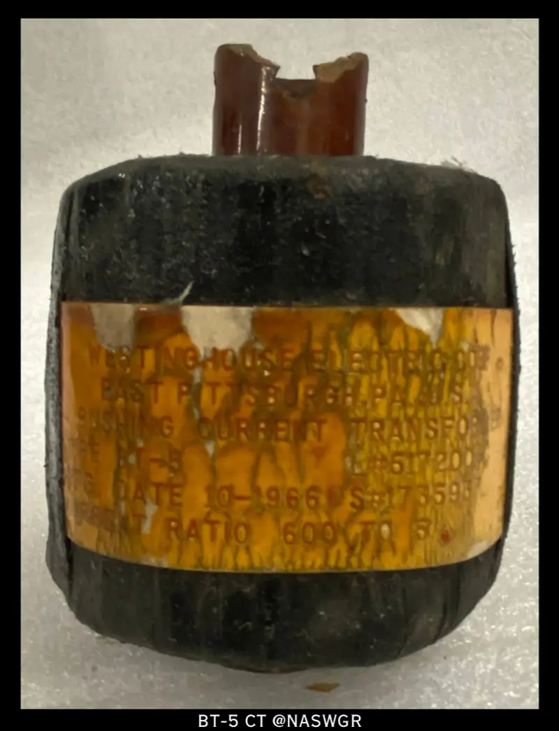 Westinghouse Bt-5 Control Transformer — 600:5A Ratio 1